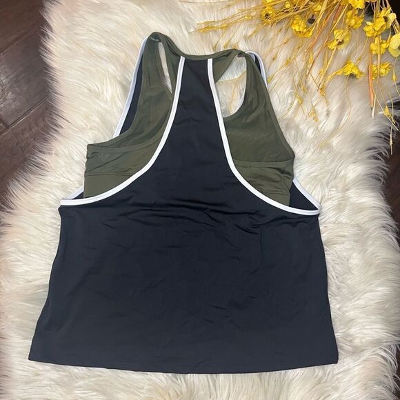 Energie “ Strong, Fit, Vibrant” racerback tee sz large - Picture 6 of 9